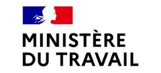 logo ministère de travail footer fd blanc